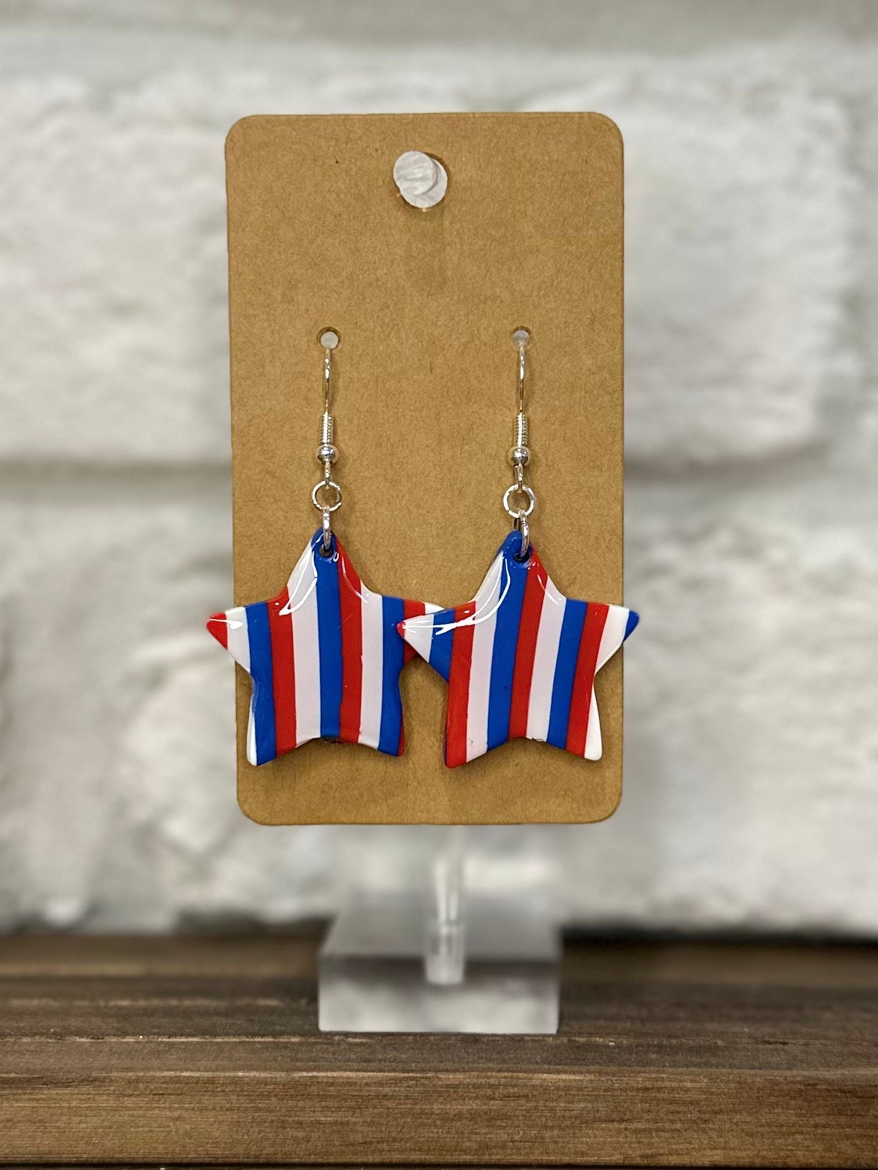 Patriotic striped stars
