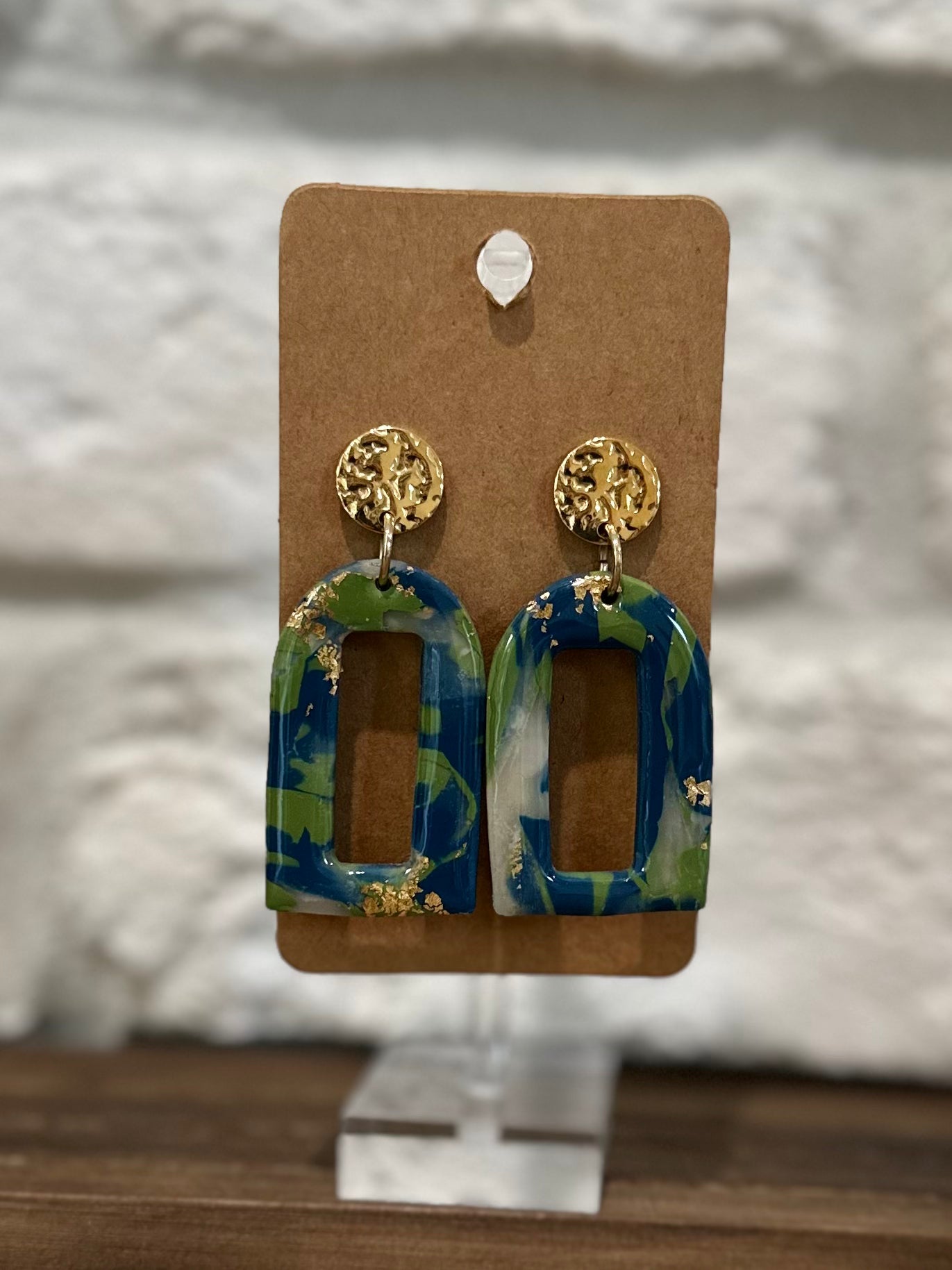 Navy & Olive arch w/ gold