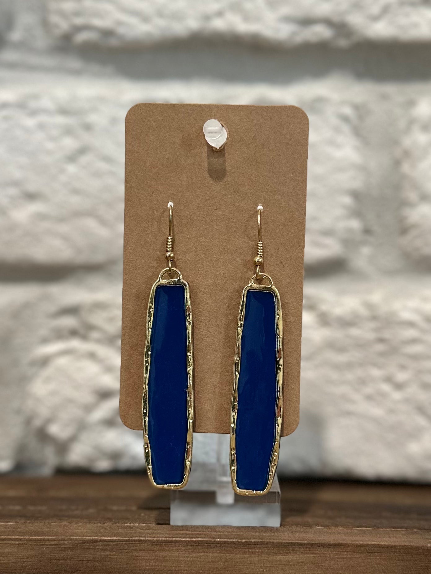 Navy gold rectangle