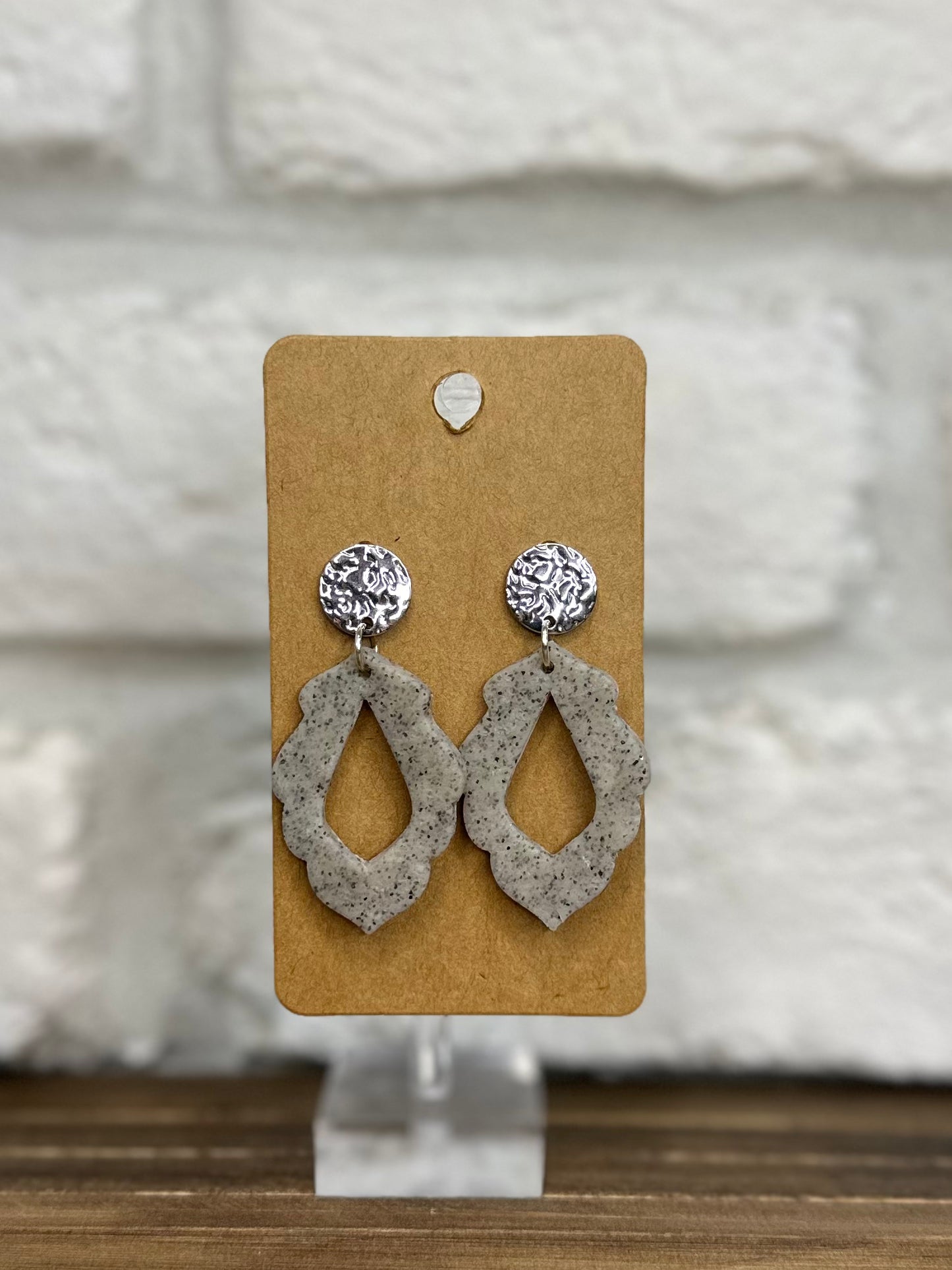 Stone frame w/ silver