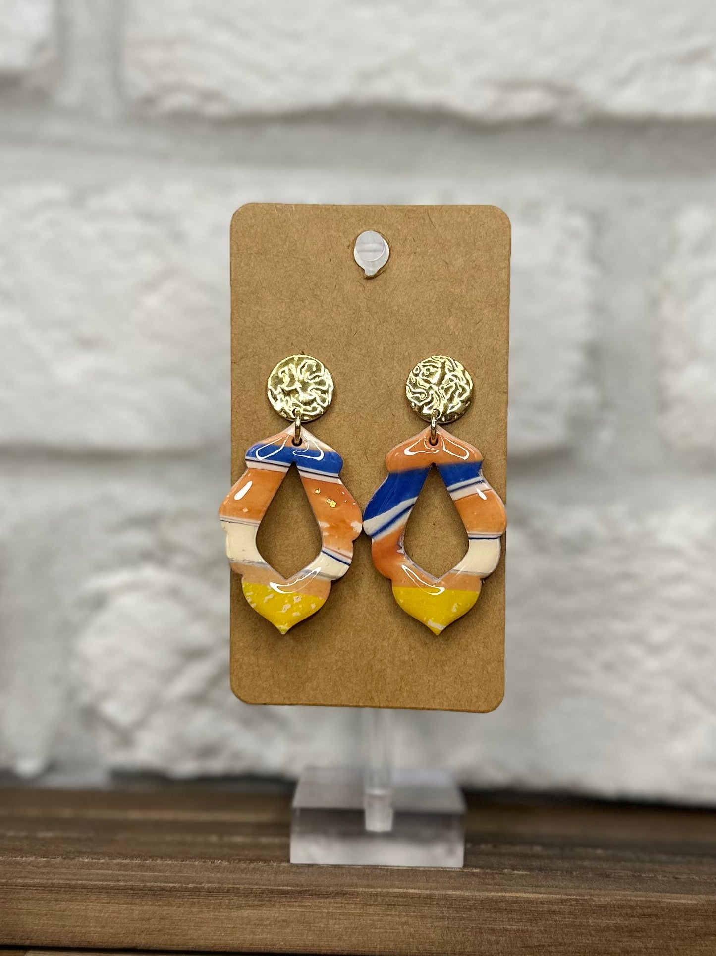 Egyptian palette frame w/ gold