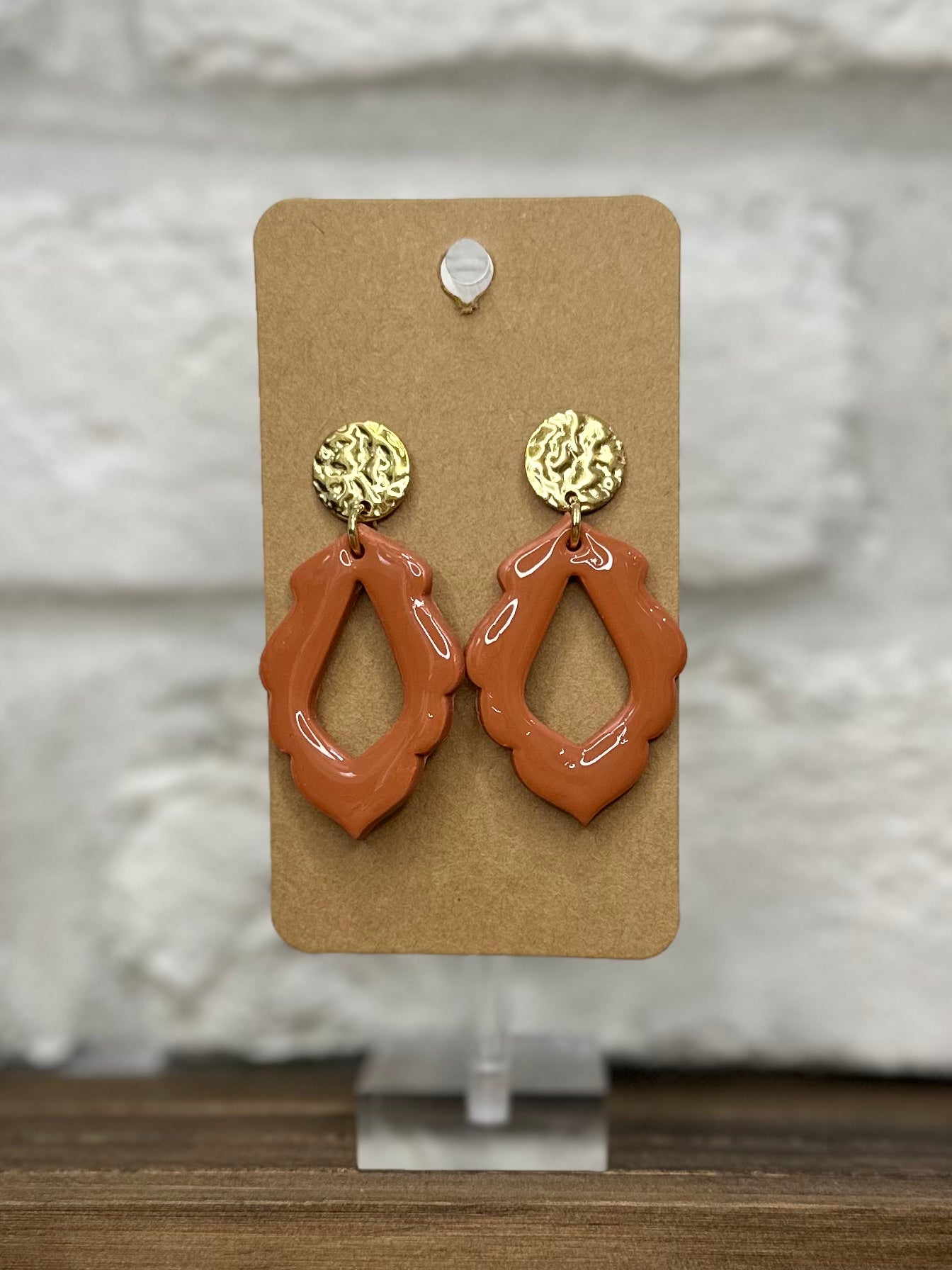 Terracotta frame w/ gold