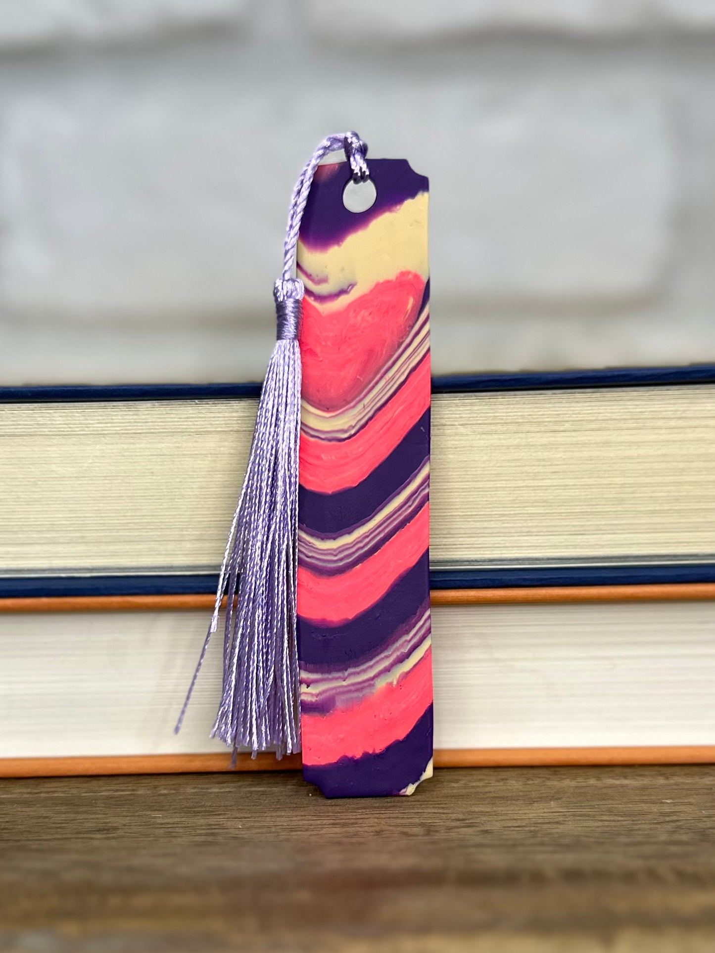 Hot pink & purple swirl