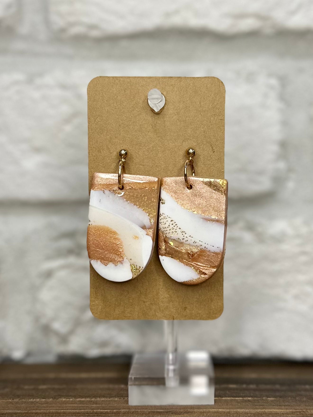 White & Bronze