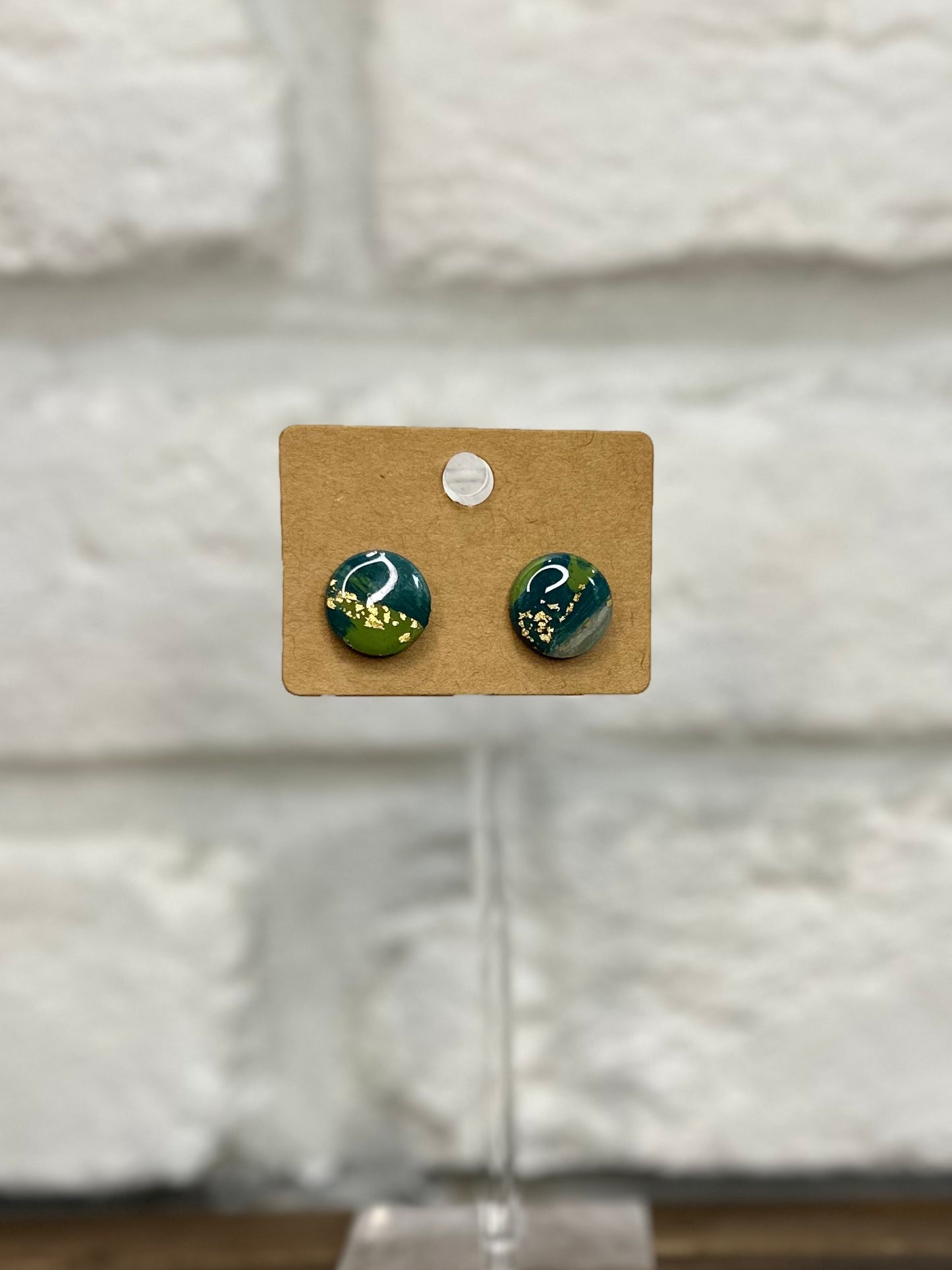 Olive & navy with gold