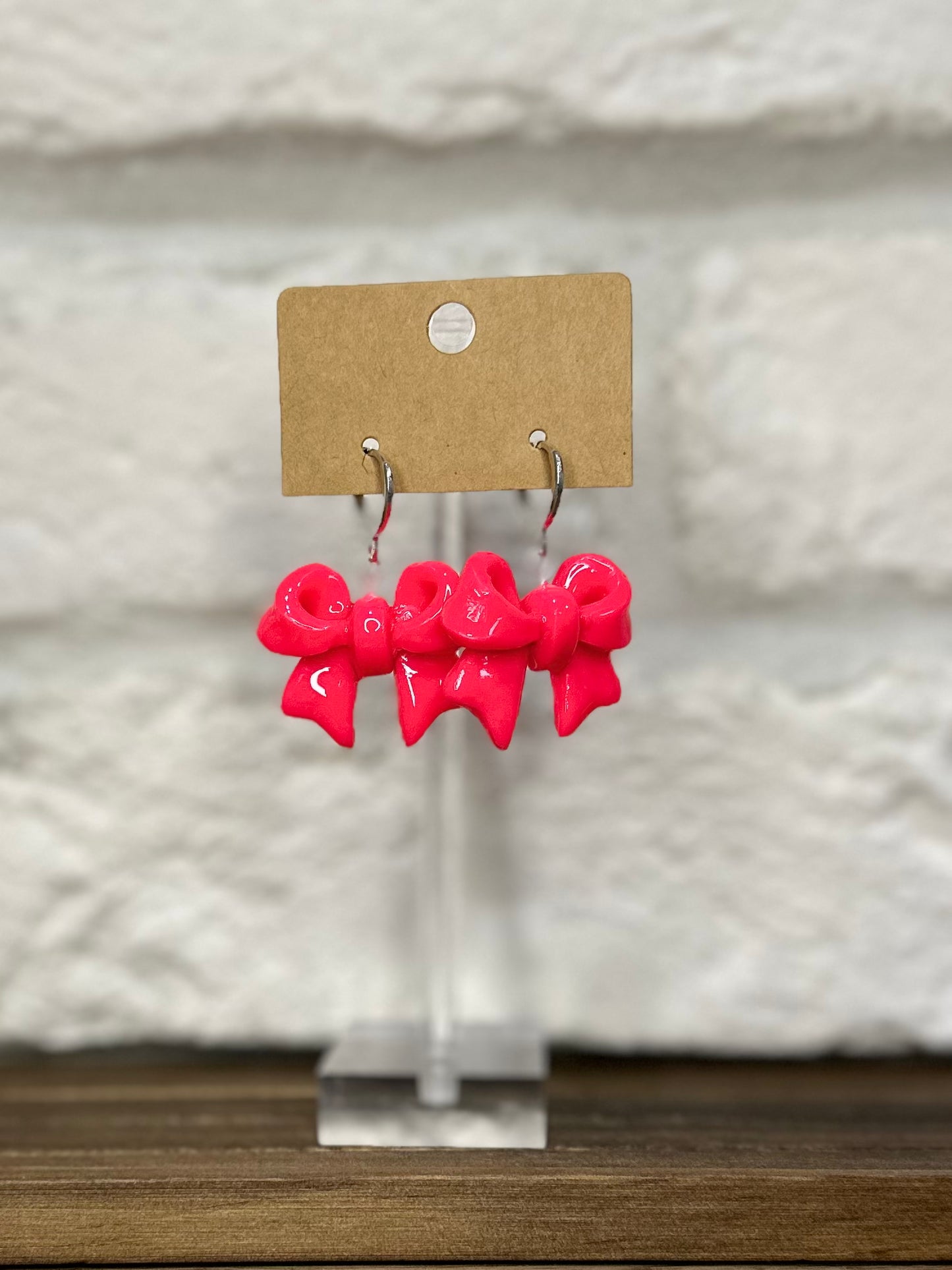 Hot pink bow