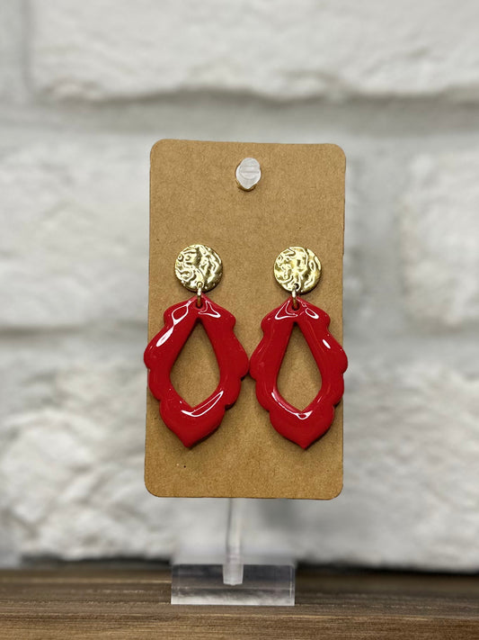 Red frame w/ gold