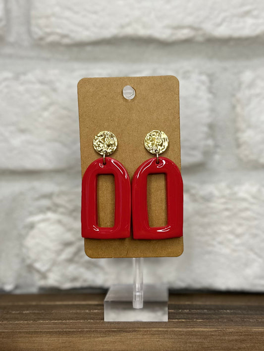 Red arch with gold