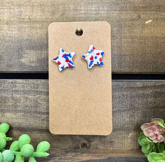 Patriotic Star stud